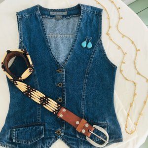 Retro Denim Vest